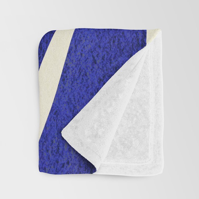 Abstract Blue lines  Throw Blanket Gallery Image 3