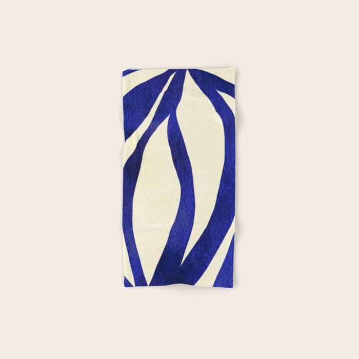 Abstract Blue lines  Bath Towel Gallery Image 1