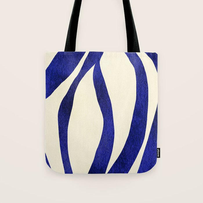 Abstract Blue lines  Tote Bag Gallery Image 1