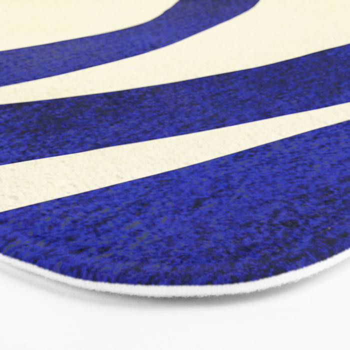 Abstract Blue lines  Bath Mat Gallery Image 3