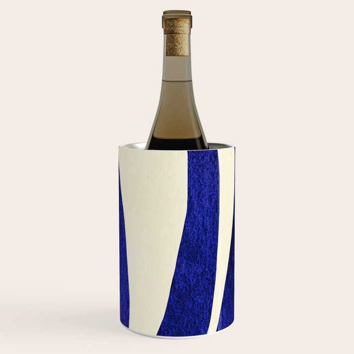 Abstract Blue lines  Wine Chiller Gallery Image 3