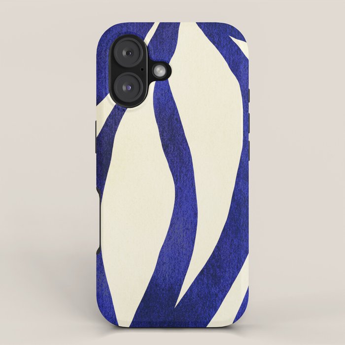 Abstract Blue lines  iPhone Case Gallery Image 1