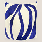 Abstract Blue lines  Wall Tapestry Gallery Image 4