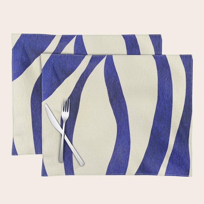 Abstract Blue lines  Placemat Gallery Image 1