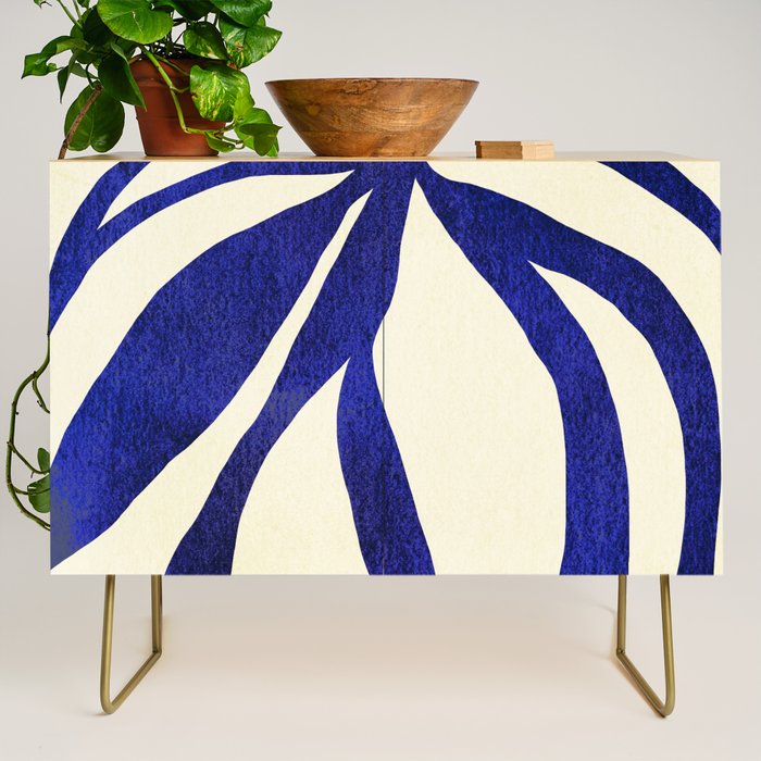 Abstract Blue lines  Credenza Gallery Image 1