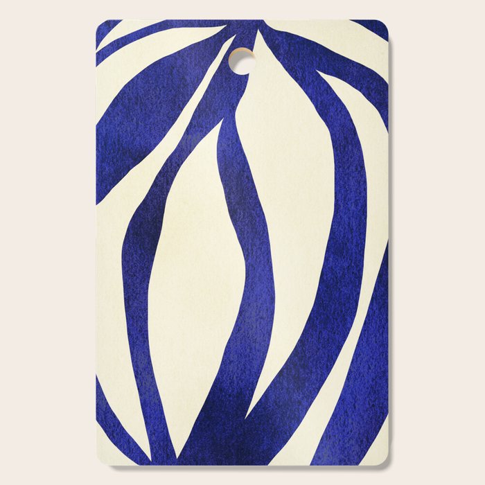 Abstract Blue lines  Cutting Board Gallery Image 1