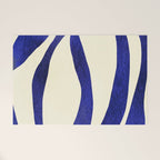 Abstract Blue lines  Welcome Mat Gallery Image 1