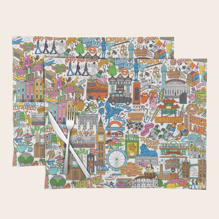 London City Map Placemat Gallery Image 1