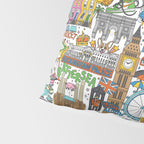 London City Map Pillow Sham Gallery Image 4