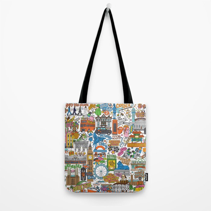London City Map Tote Bag Gallery Image 2
