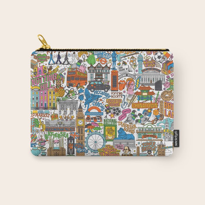 London City Map Carry All Pouch Gallery Image 1