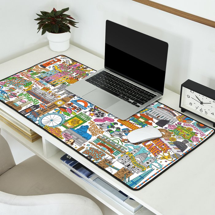 London City Map Desk Mat Gallery Image 2
