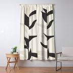 Abstract Minimal Plant Window Curtain Gallery Image 5