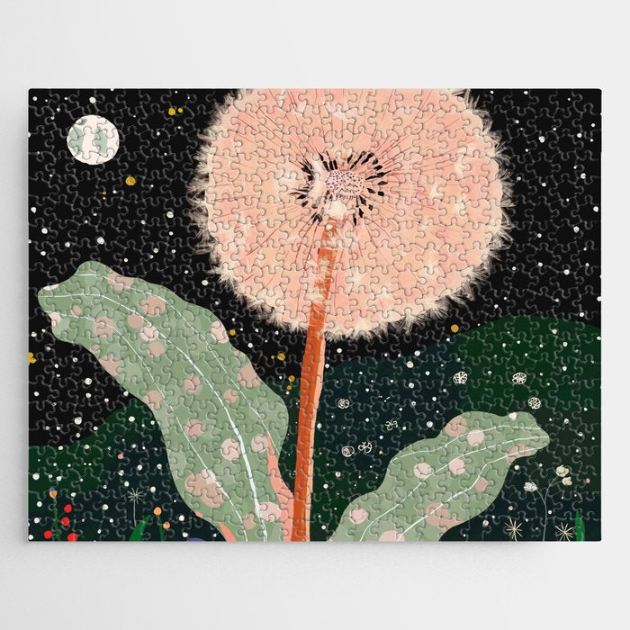 Night Dandelion Jigsaw Puzzle Gallery Image 1