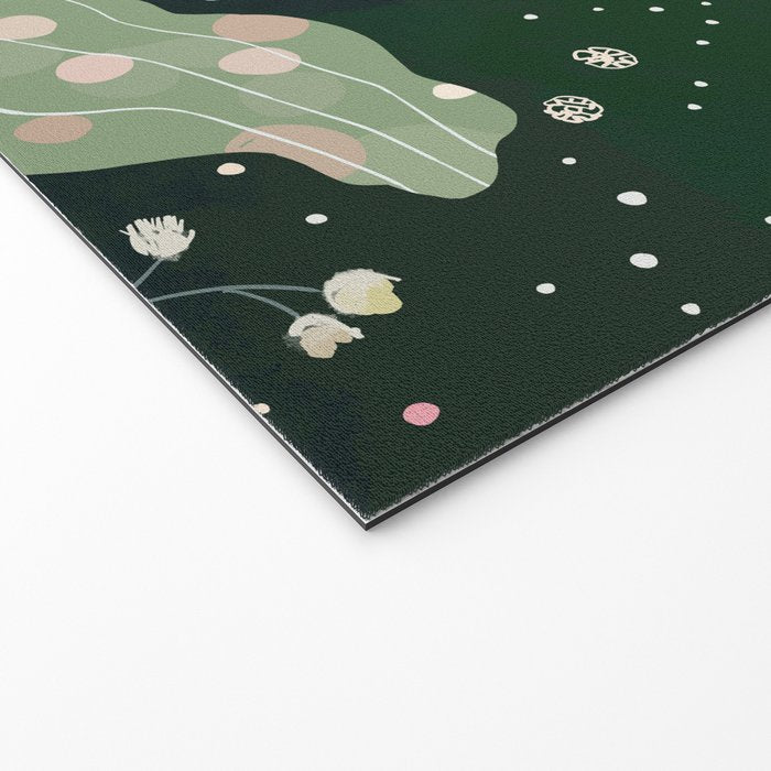 Night Dandelion Welcome Mat Gallery Image 2