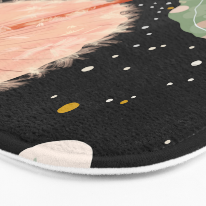 Night Dandelion Bath Mat Gallery Image 3