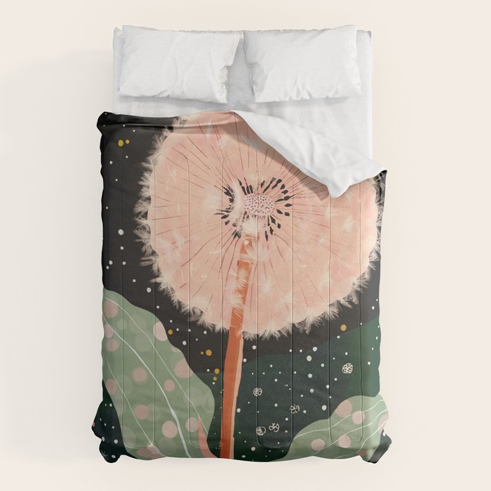 Night Dandelion Comforter Gallery Image 6