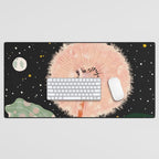 Night Dandelion Desk Mat Gallery Image 1