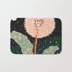 Night Dandelion Bath Mat Gallery Image 1