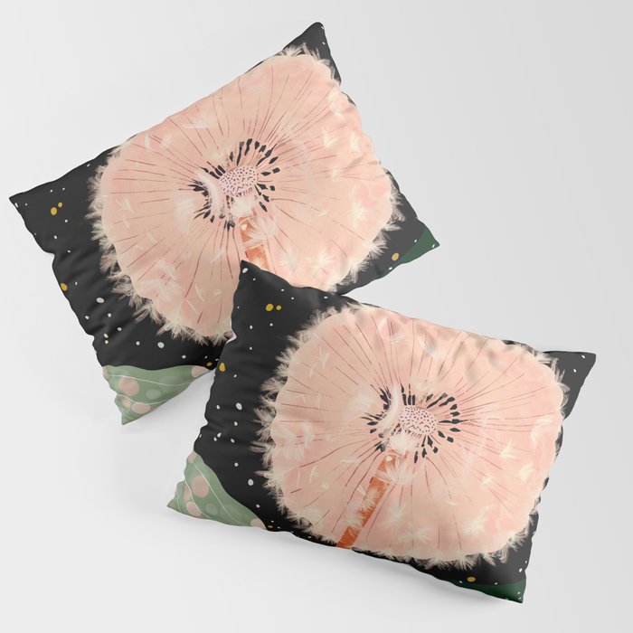Night Dandelion Pillow Sham Gallery Image 3