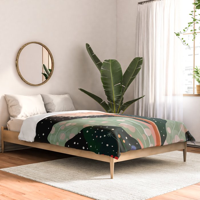 Night Dandelion Comforter Gallery Image 2