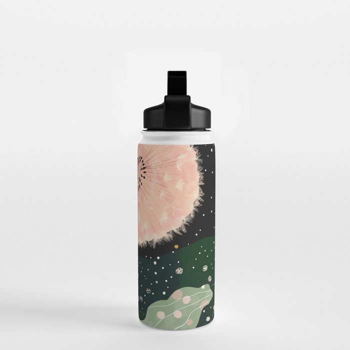 Night Dandelion Water Bottle Gallery Image 2