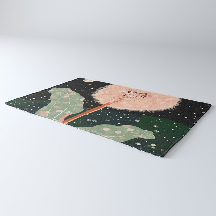 Night Dandelion Rug Gallery Image 3