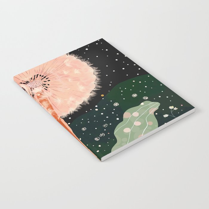 Night Dandelion Notebook Gallery Image 2