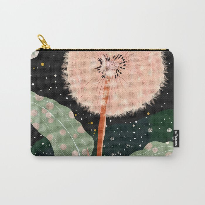 Night Dandelion Carry All Pouch Gallery Image 1
