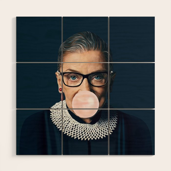 Ruth Bader Ginsburg No. 3 Wood Wall Art Gallery Image 1