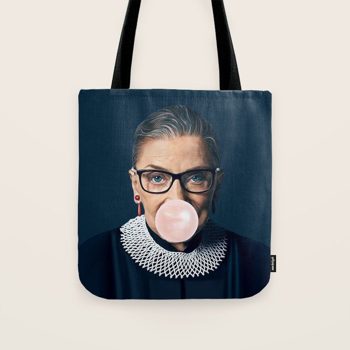 Ruth Bader Ginsburg No. 3 Tote Bag Gallery Image 1