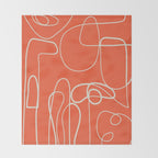 Lines in Space 4 Throw Blanket Gallery Image 2