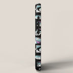 Retro holographic Y2K sticker pattern iPhone Case Gallery Image 2