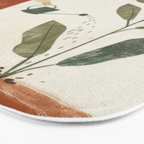 Still Life with Girl and Growing Plant Bath Mat Gallery Image 3