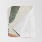 Still Life with Girl and Growing Plant Throw Blanket Gallery Image 3