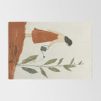 Still Life with Girl and Growing Plant Rug Gallery Image 2
