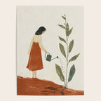Still Life with Girl and Growing Plant Poster Gallery Image 4