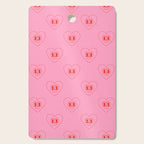 Funny red love heart cartoon pattern Cutting Board Gallery Image 1