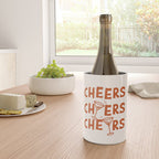 Cheers. Cocktails and Drinks in Burnt Orange and Linen White Wine Chiller Gallery Image 4