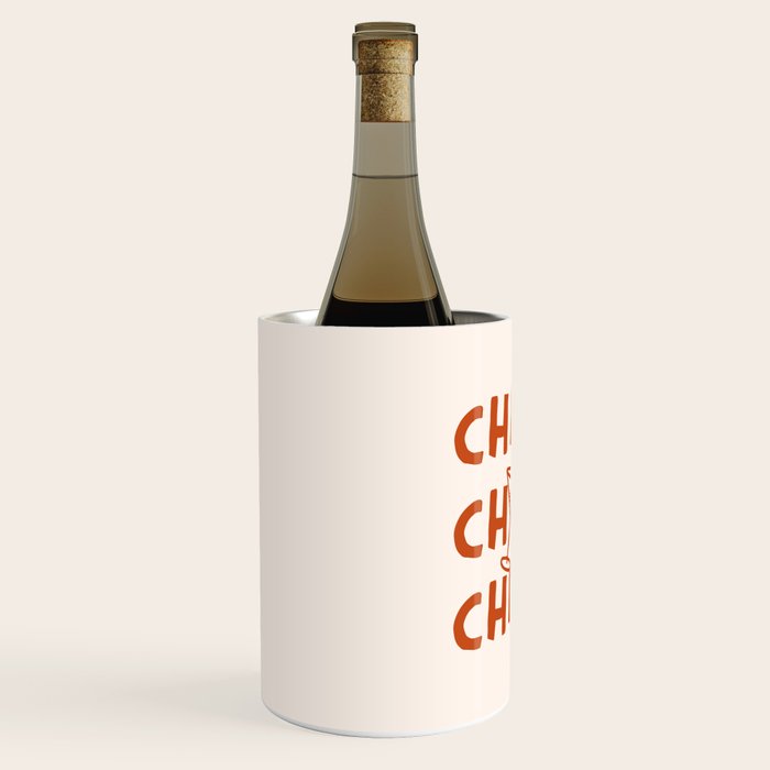Cheers. Cocktails and Drinks in Burnt Orange and Linen White Wine Chiller Gallery Image 2