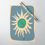 BLUE SUN Wrapping Paper Gallery Image 1
