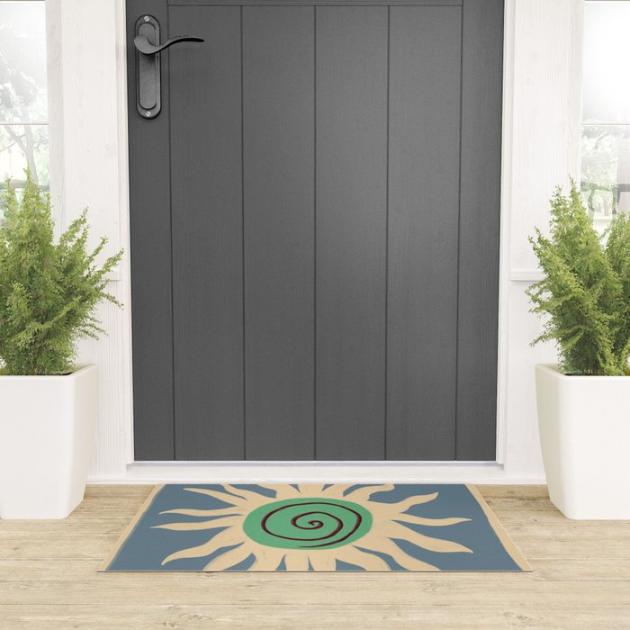 BLUE SUN Welcome Mat Gallery Image 3