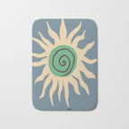 BLUE SUN Bath Mat Gallery Image 1