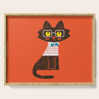 Fitz - Preppy cat Serving Tray Gallery Image 1