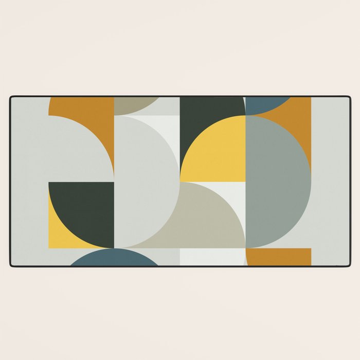 Mid Century Geometric 13 Desk Mat Gallery Image 3