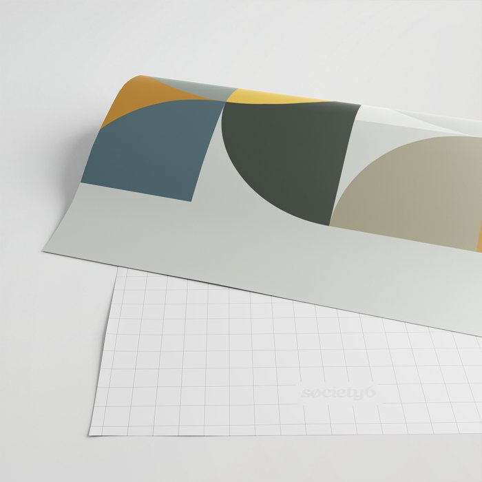 Mid Century Geometric 13 Wrapping Paper Gallery Image 2