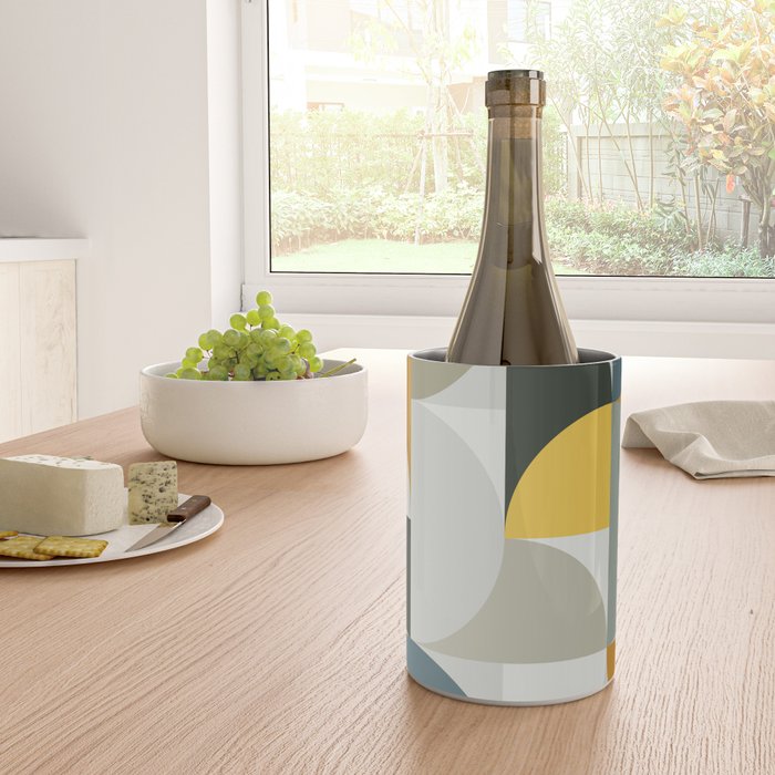 Mid Century Geometric 13 Wine Chiller Gallery Image 4