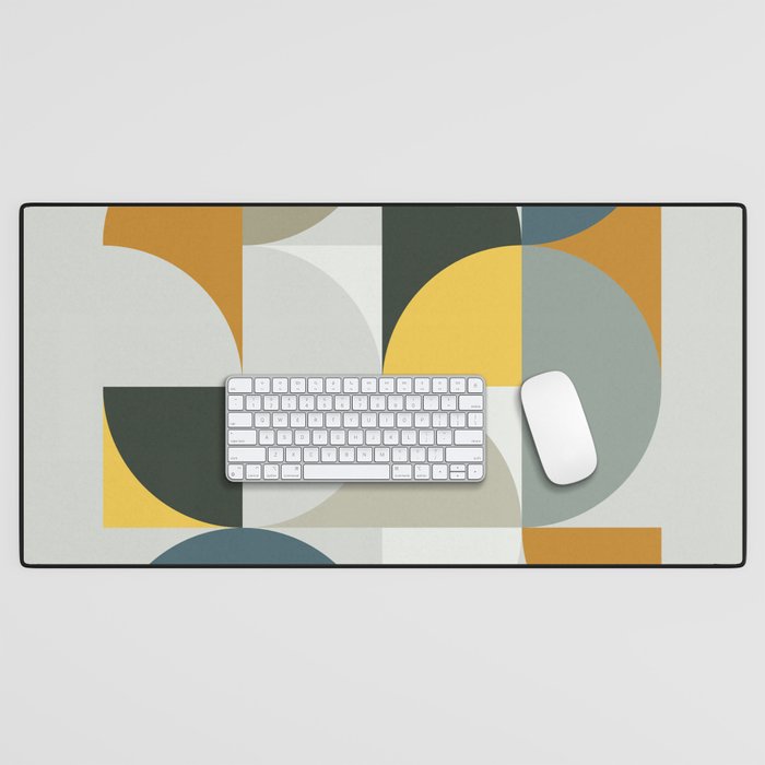 Mid Century Geometric 13 Desk Mat Gallery Image 1