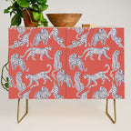Fashionable white leopards  Credenza Gallery Image 1