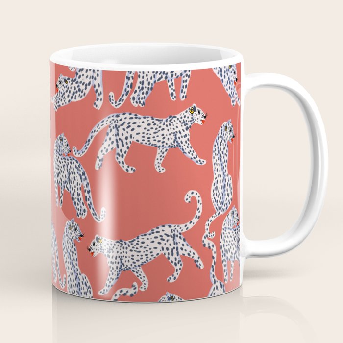 Fashionable white leopards  Coffee Mug Gallery Image 1